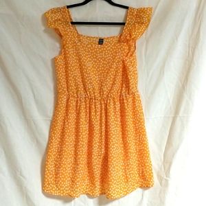 Ruffle sleeve floral mini dress